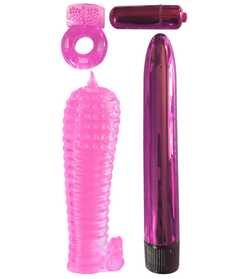 Coffret 4 sextoys rose Classix - R545112